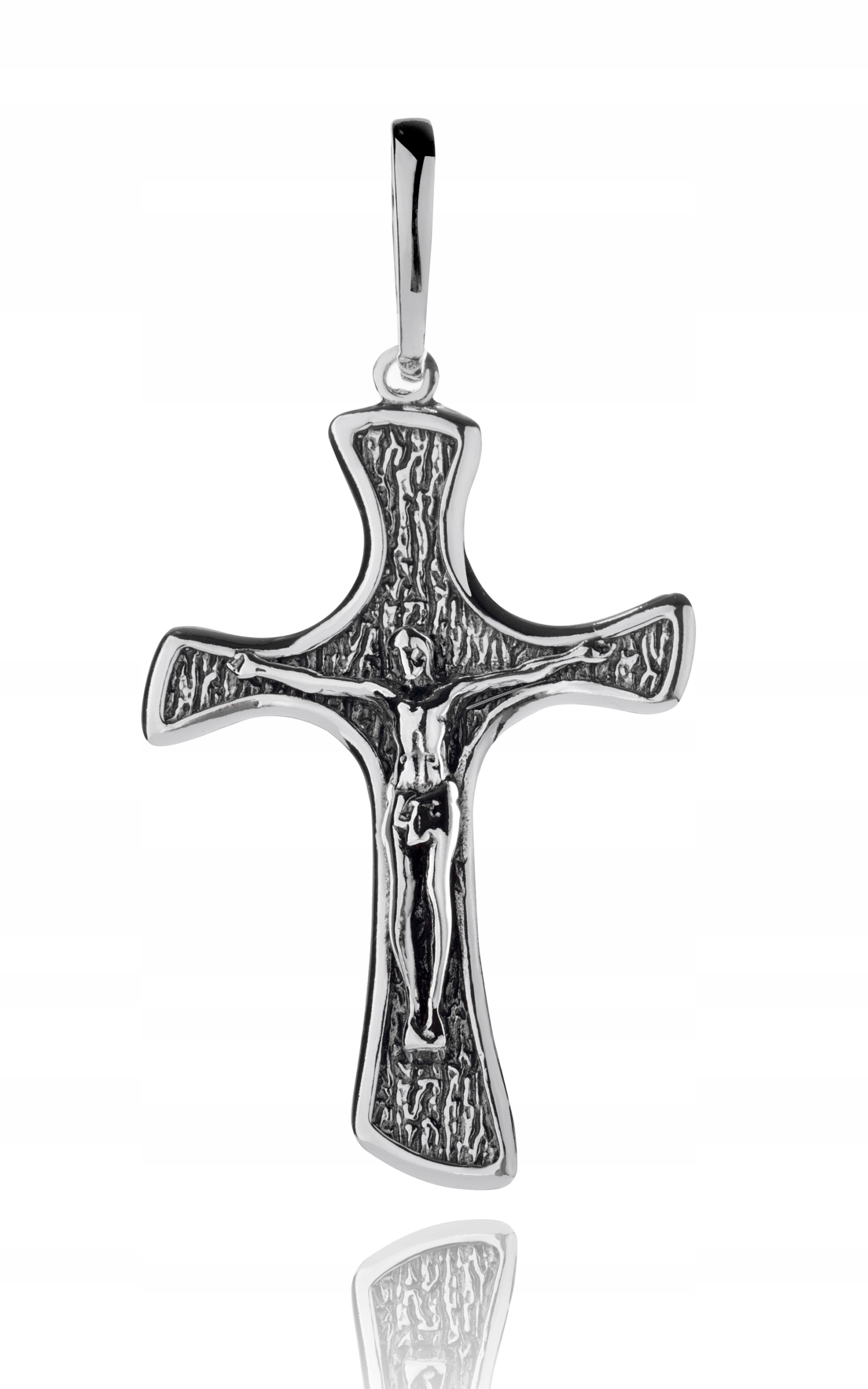 Stříbrný Pánský Velký Křížek Kříž S Ježíšem pr.925