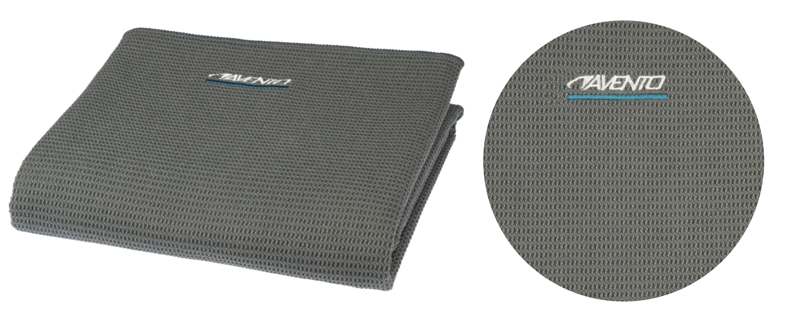 Ręcznik sportowy na matę trening do jogi antypoślizgowy Avento 183x66