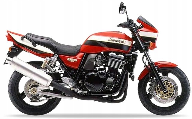 Nálepky Na Motocykel Juula Do Kawasaki Zrx 1100 2000 Červená