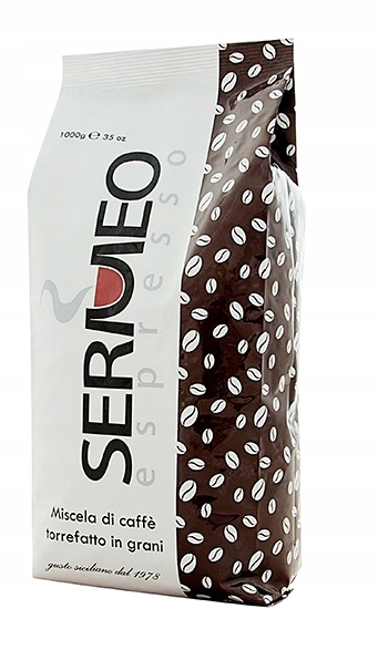 Káva zrnková ze Sicílie Čerstvě pražená 800 m n. m. Sermeo espresso Soave 1 kg