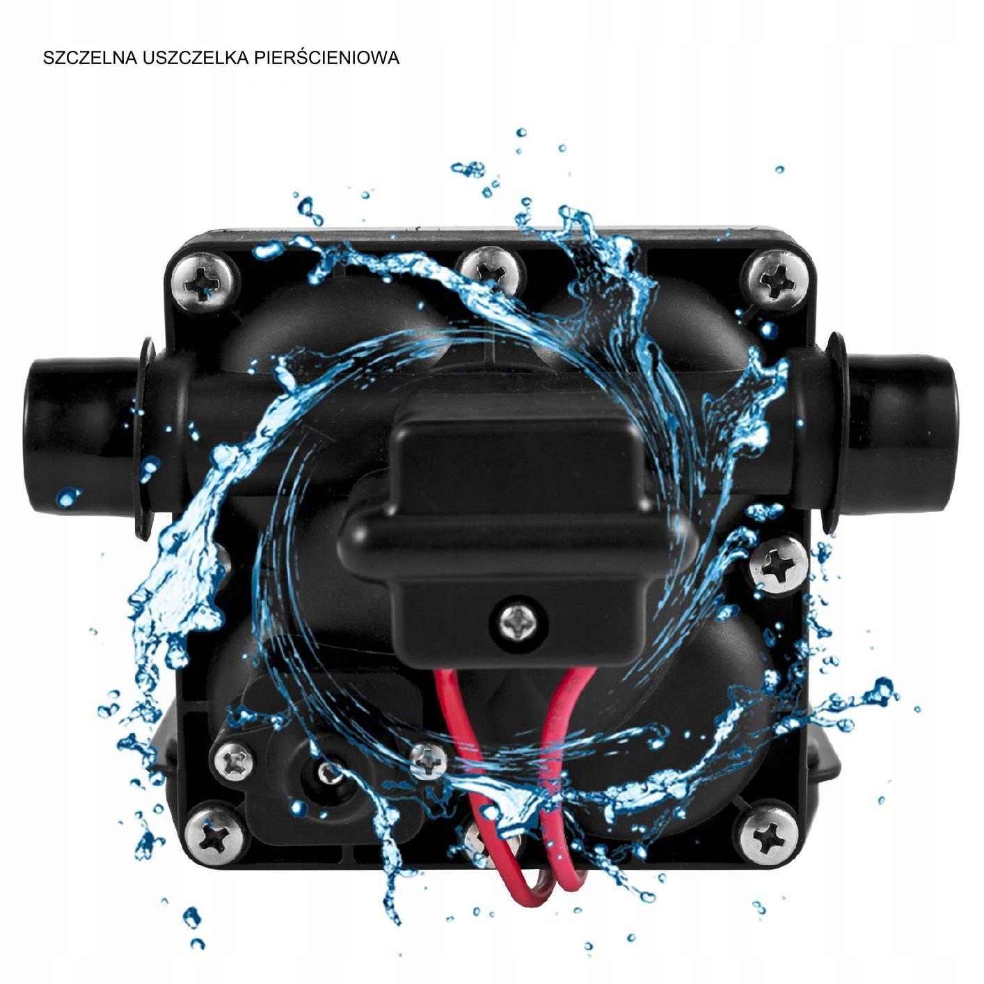 Pompa do wody membranowa 4 bar Maksymalna wydajność pompy 4 l/h