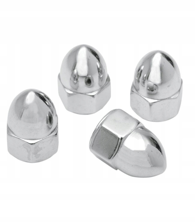 Nakrętki mocujące lusterka, HARLEY, CHROM, CUSTOM