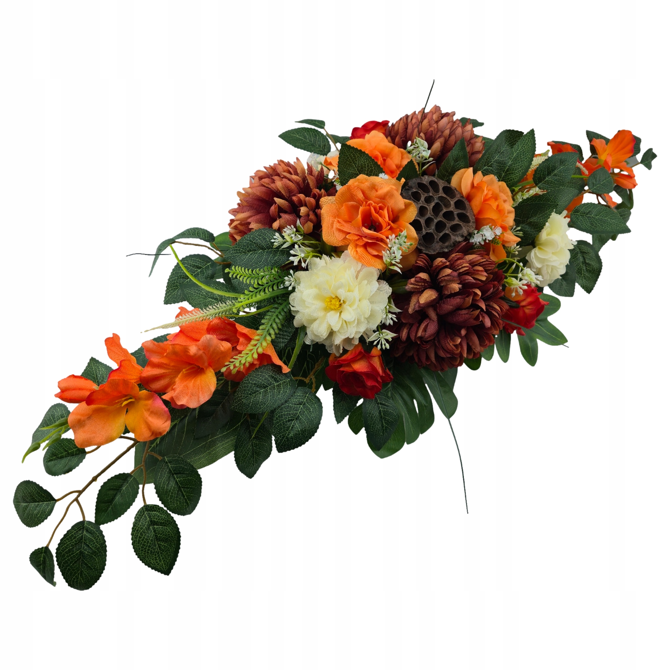 STROIK NA CMENTARZ GRÓB KOMPOZYCJA NAGROBNA KWIATOWA NA WSZYSTKICH ŚWIĘTYCH Kod producenta STR-502