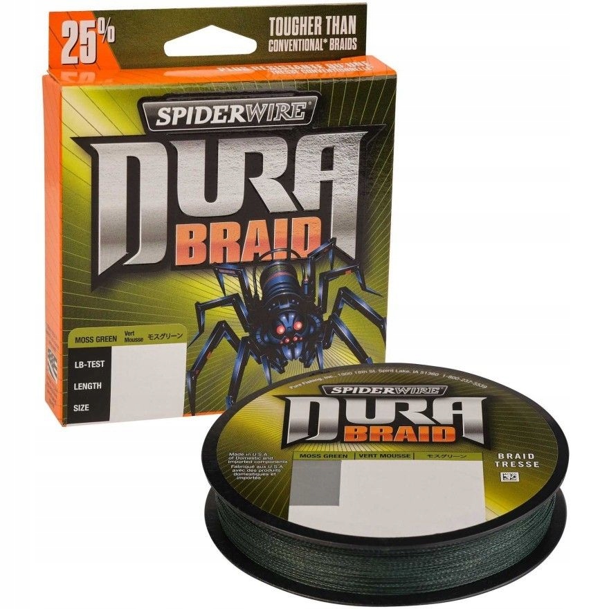 Plecionka SpiderWire Dura Braid 135m Moss Green 0,43mm Średnica (mm): 0.43