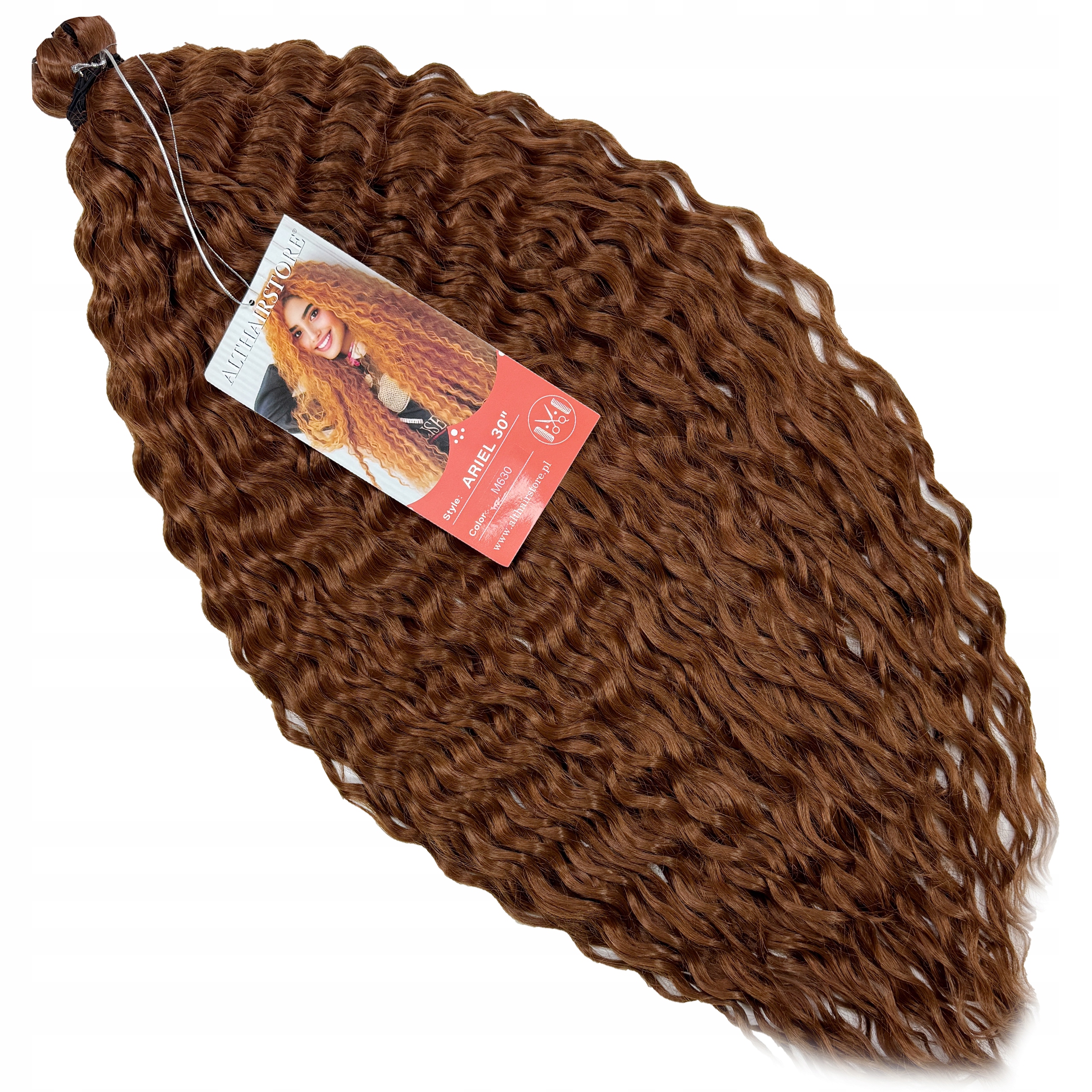 Syntetické vlasy Afroloki Arielky Ariel Pro Plus 400 g 76 cm #M630 Hnědá
