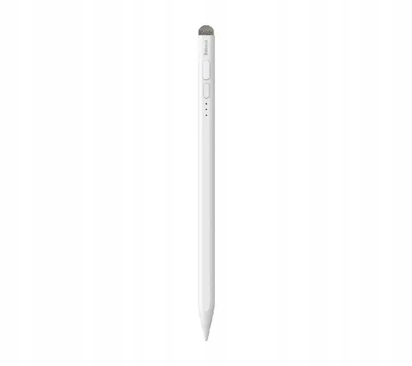 Rysik Baseus Stylus aktywny pasywny z wskaźnikiem baterii Biały