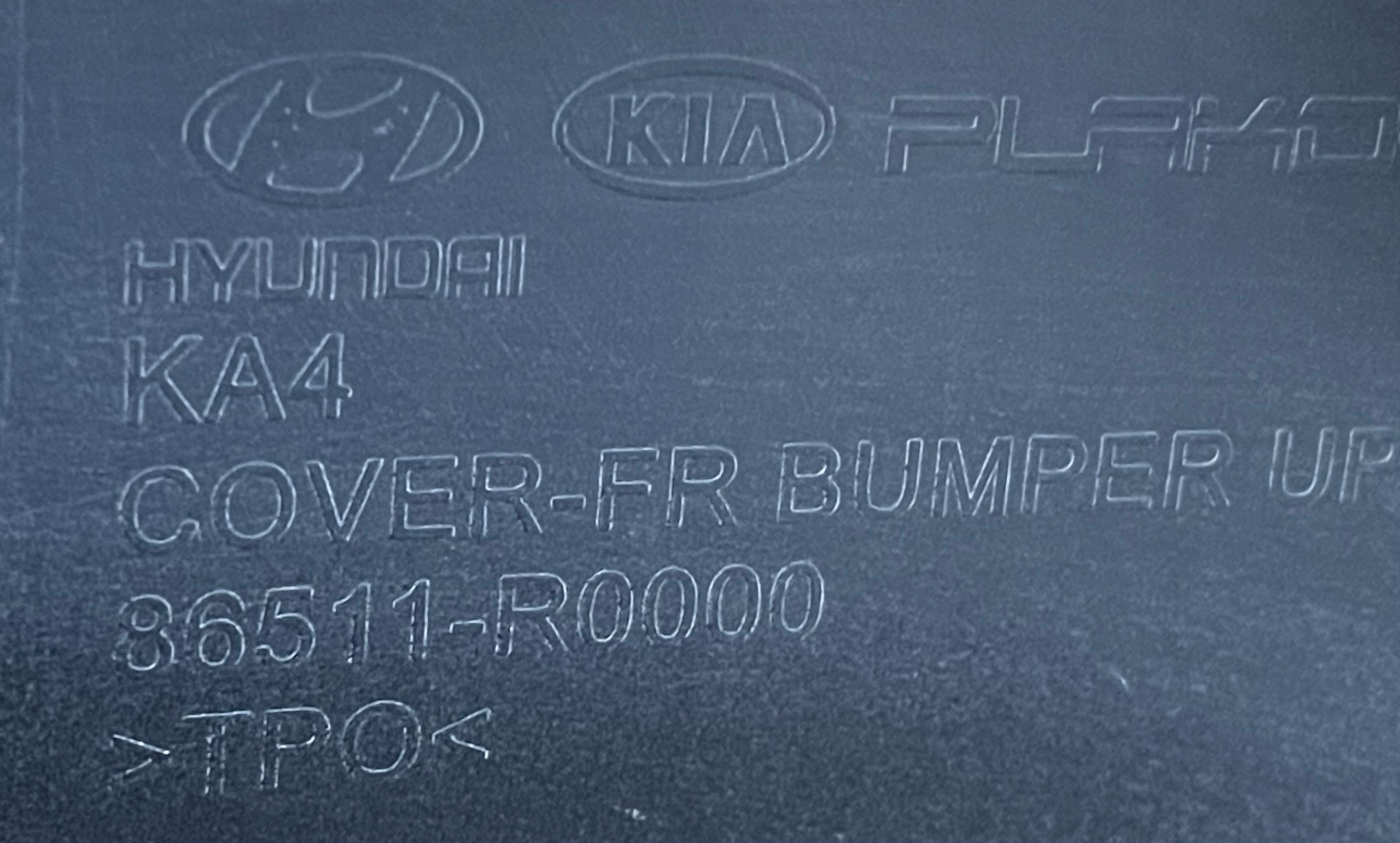 B3 KIA CARNIVAL IV 2020 - bumper front front KOIMPLETNY P2M 86511-R0000
