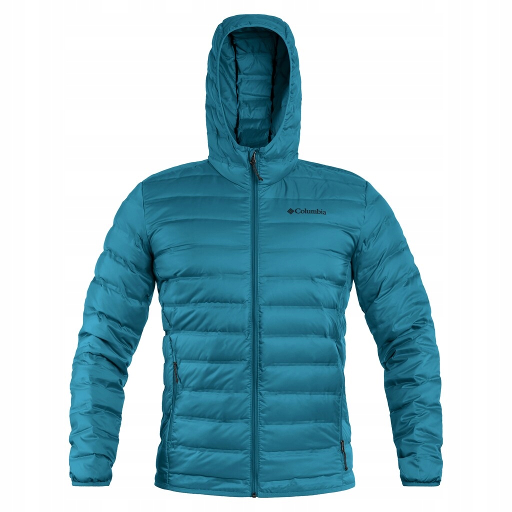 Prošívaná bunda s kapucí Columbia Lake 22 Down Hooded Jacket Modrá S