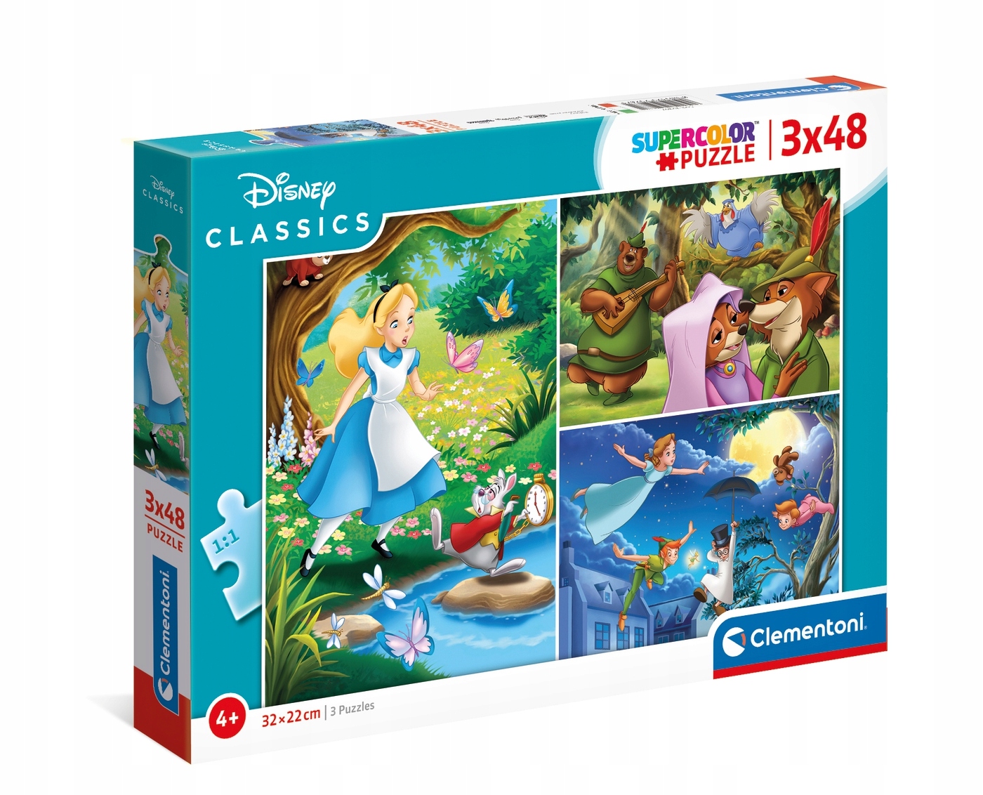 

Puzzle 3x48 Bajki Disneya 3 układanki 25267