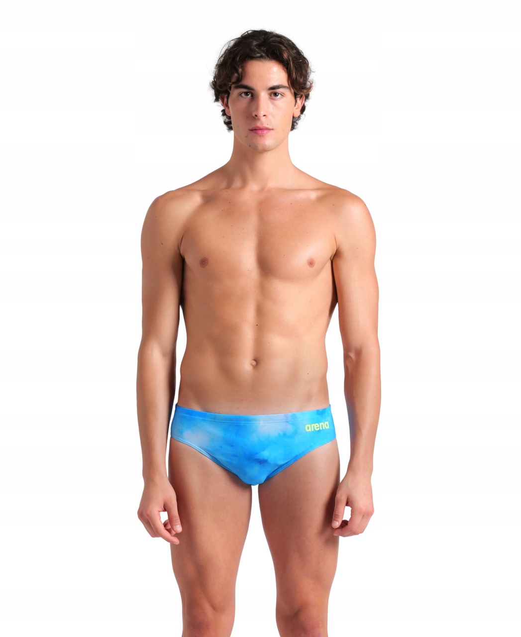 Plavky Arena Swim Briefs Allover Blue Multi 75
