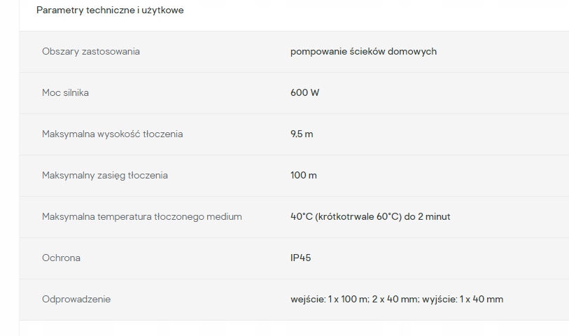 POMPA WC 600W SANMATIC PRO z rozdrabniaczem. id803 Marka Ibo