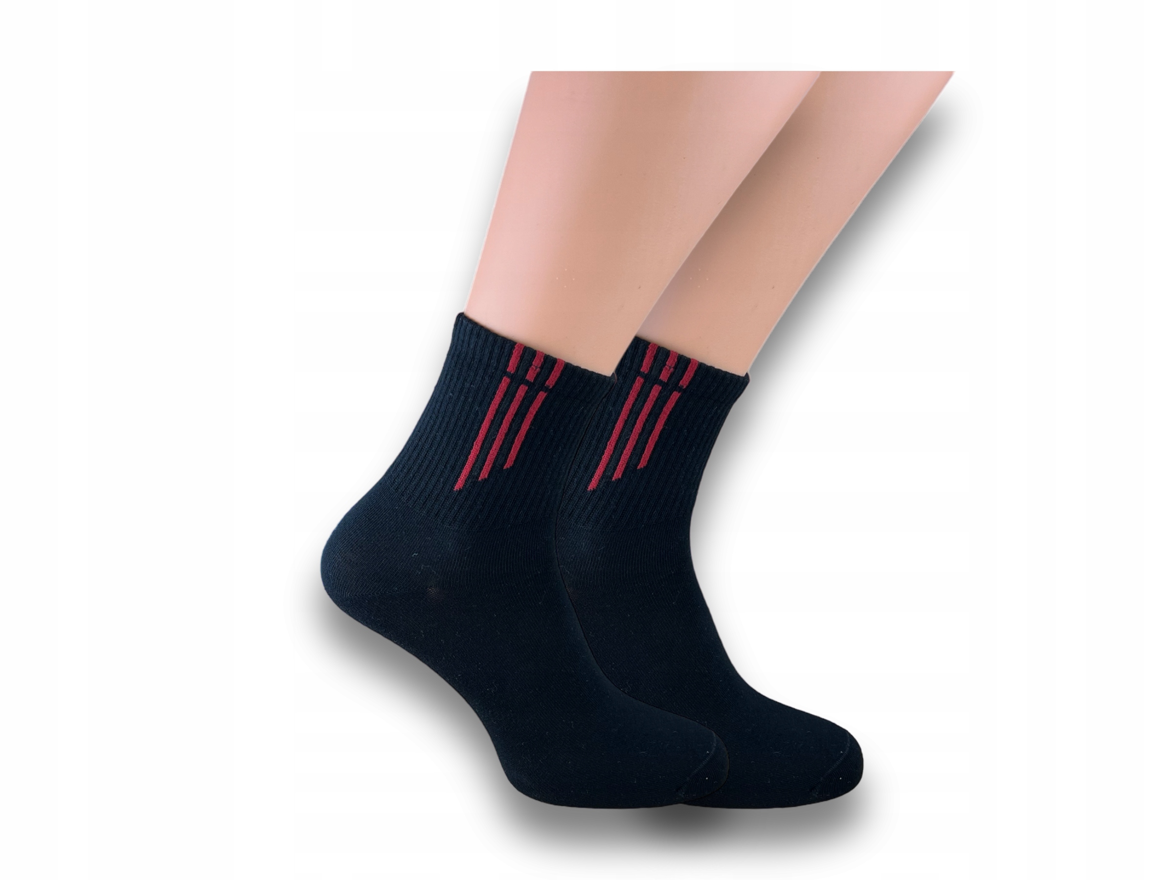 SKARPETKI BAWEŁNIANE MĘSKIE 10 PAR PROMOCJA Fason skarpetki