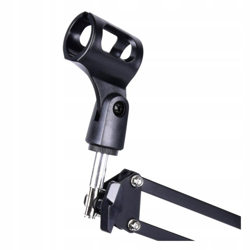 Statyw mikrofonowy stołowy biurkowy ramię uchwyt Wysokość maksymalna 80 cm