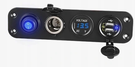 WOLTOMIERZ MIERNIK ŁADOWARKA USB GNIAZDO 12V WŁĄCZ Producent bez marki