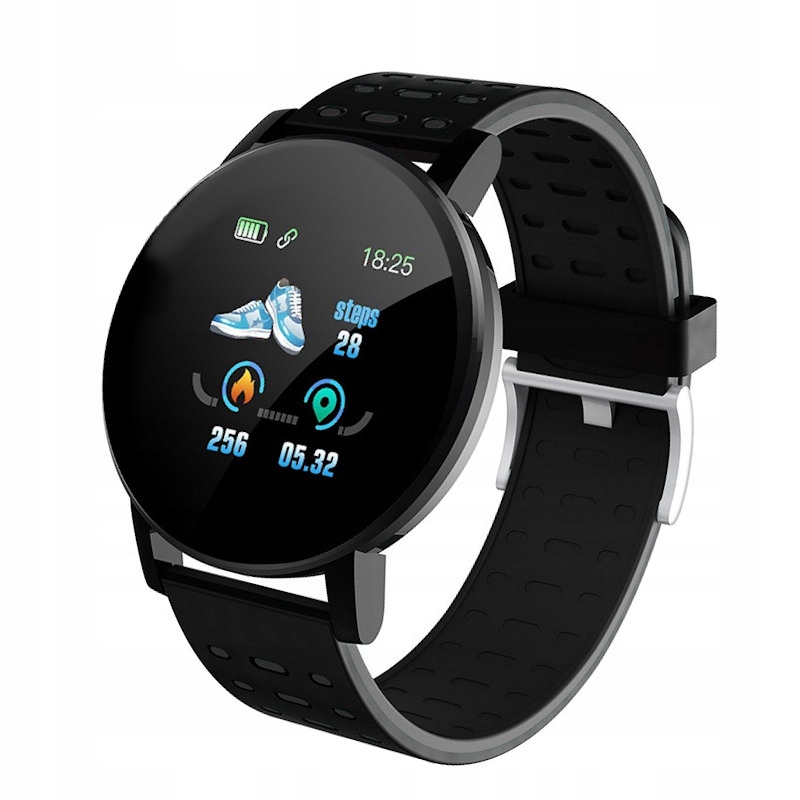 SMARTWATCH ZEGAREK OPASKA SPORTOWA MĘSKA DAMSKA KROKI PULS POWIADOMIENIA