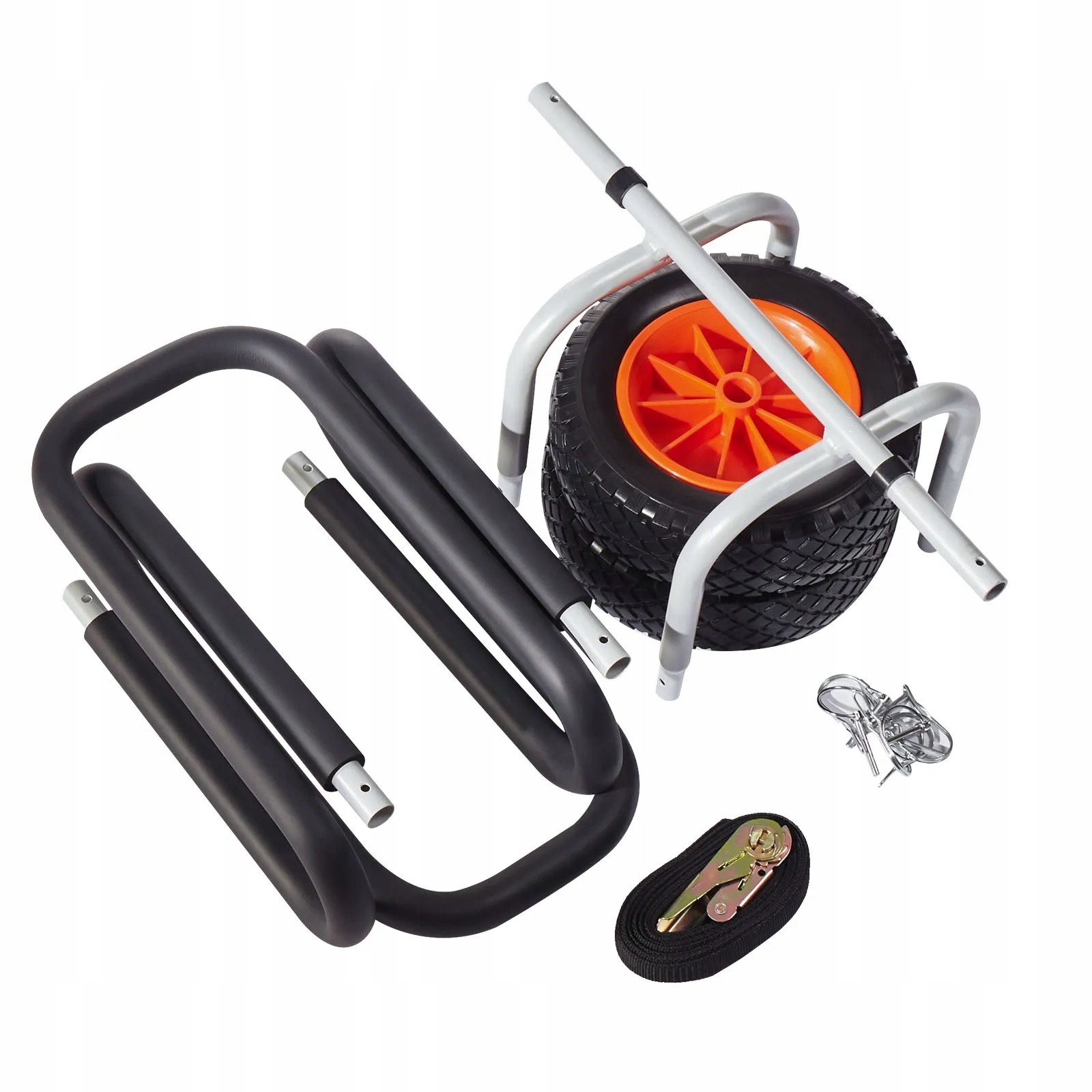 Vozík na kajak 68 kg s velkými koly 25,4 cm a pásem pro SUP/surfboard