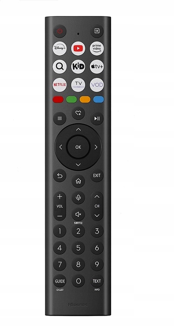 Originální dálkový ovladač Hisense 43E7Q Pro, 50E7Q Pro, 55E7Q Pro s mikrofonem