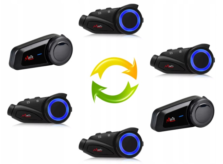 Interkom Intercom MaxTo M2 Konferencja do 6 kaskow Maximum Stand by Time 320 h