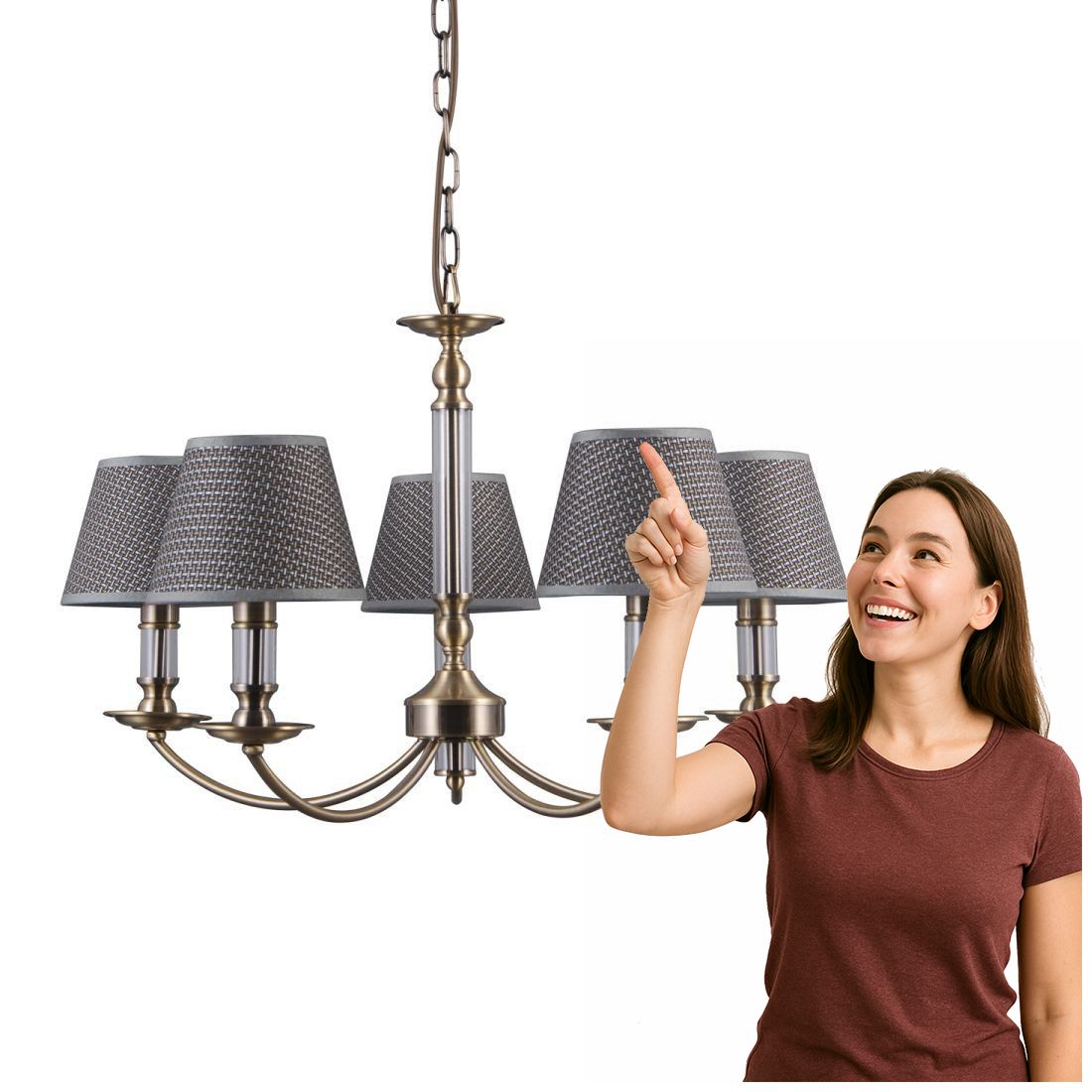 Závesná lampa Zanobi PND-43272-5 Italux