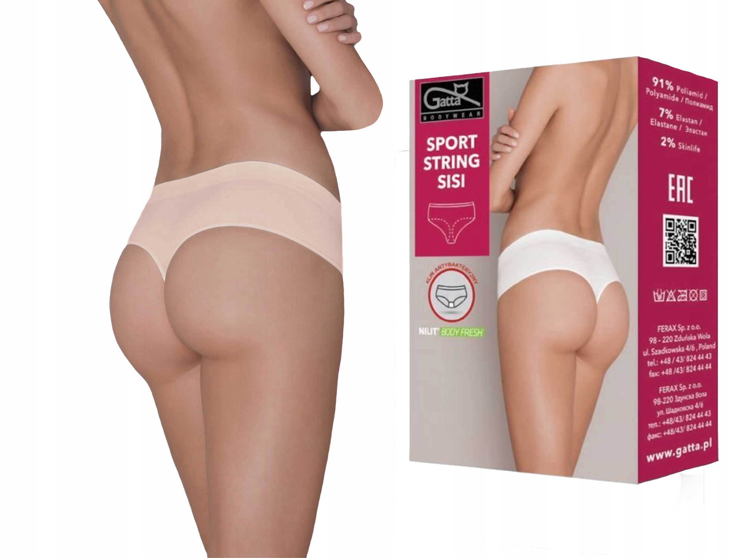 

Stringi Sportowe Gatta Sport Sisi L beżowe