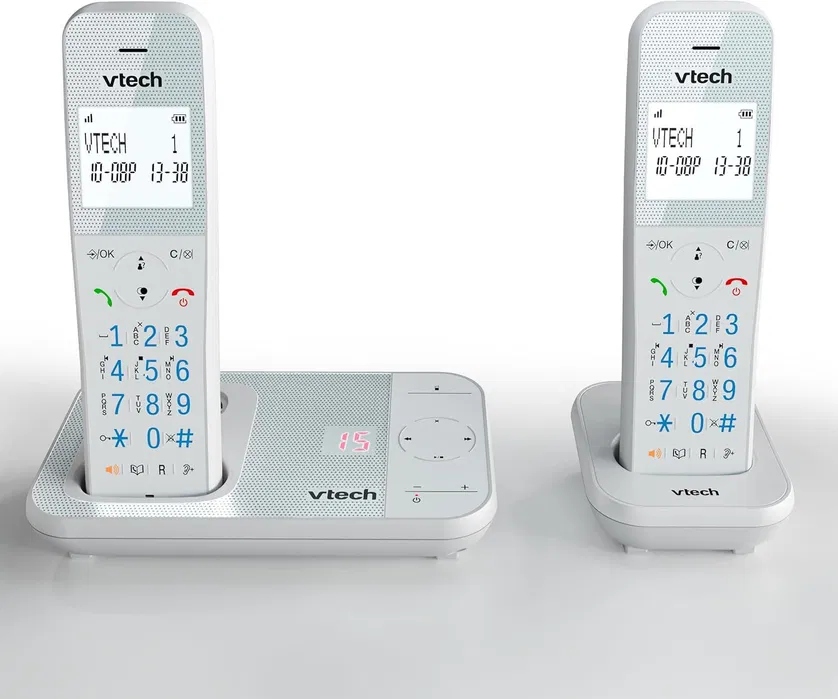 Bezprzewodowy telefon stacjonarny VTech XS1051 Dect 2 słuchawki.