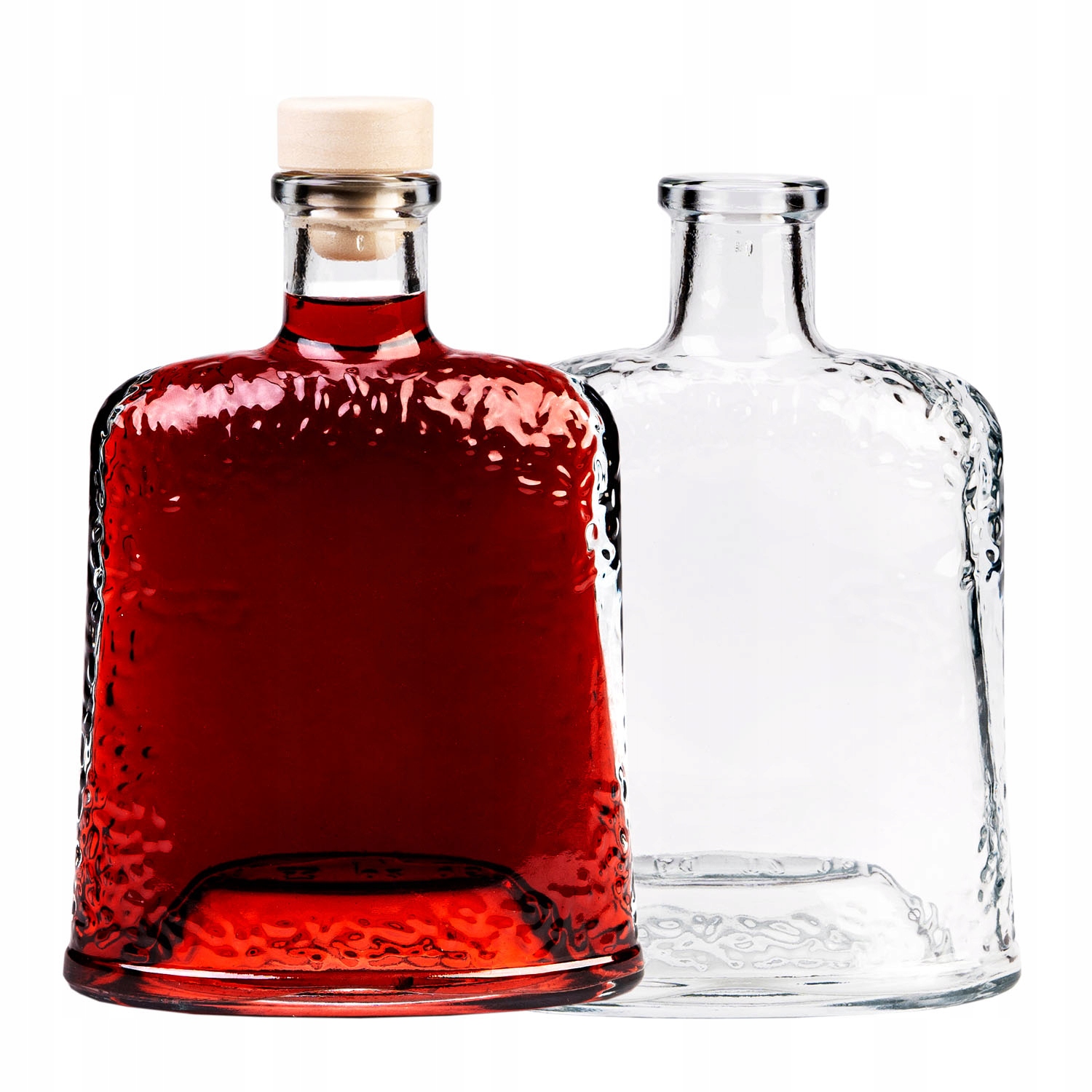 

Butelka Lodowa 500 ml na nalewki whisky z korkami