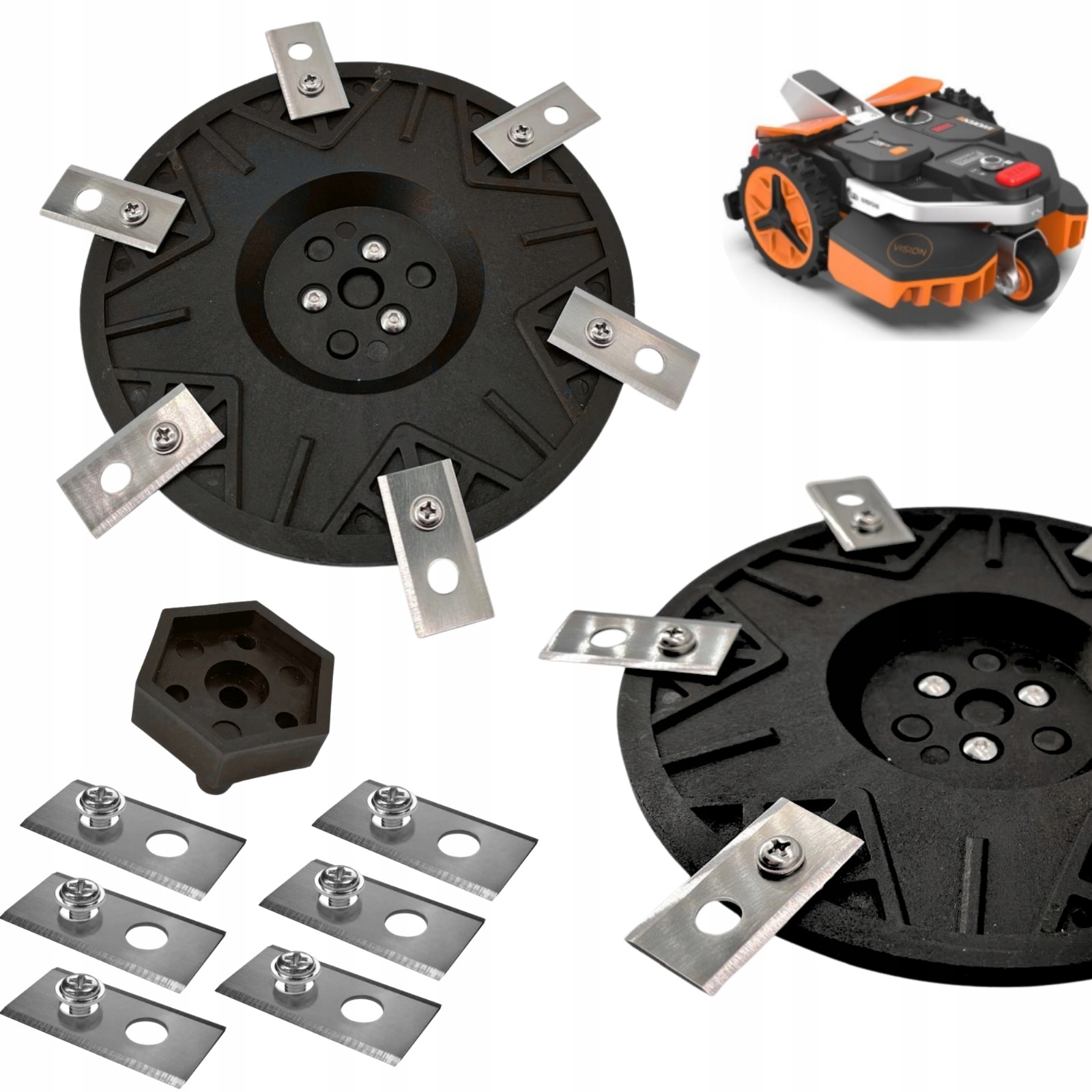 Tarcza Na 6 Ostrzy Stal Do Worx Landroid Vision M600 (WR206E)