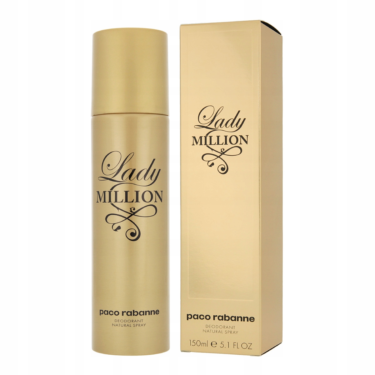 Paco Rabanne Lady Million Deo ve spreji 150 ml W