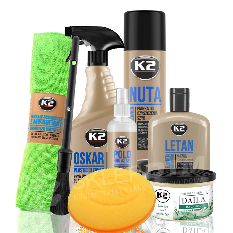 K2 sada koženého čalounění do interiéru auta Daila Balance – svěží