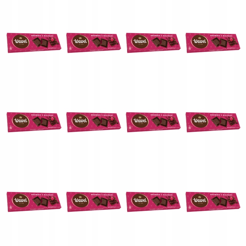 Wawel Čokoláda Brownie s malinami 252 g X12