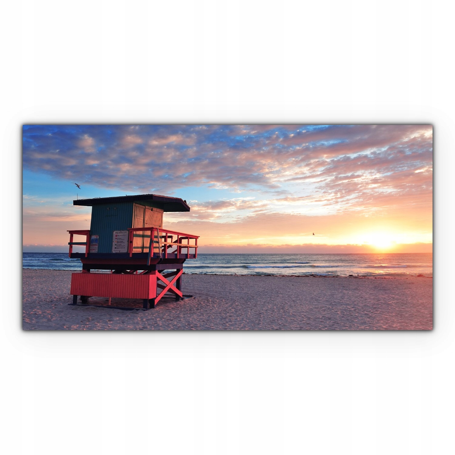 

Obraz Canvas dekoracja 120x60 Plaża Wschód Słońca