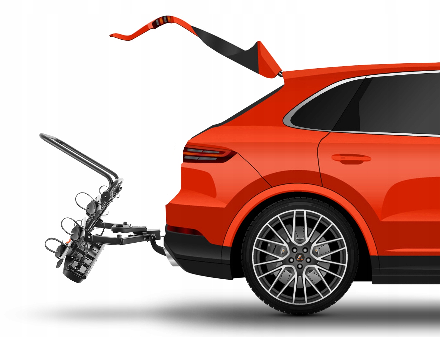 Bagaznik platforma na 4 ROWERY AGURI ACTIVE BIKE Handle carrying capacity 60 kg