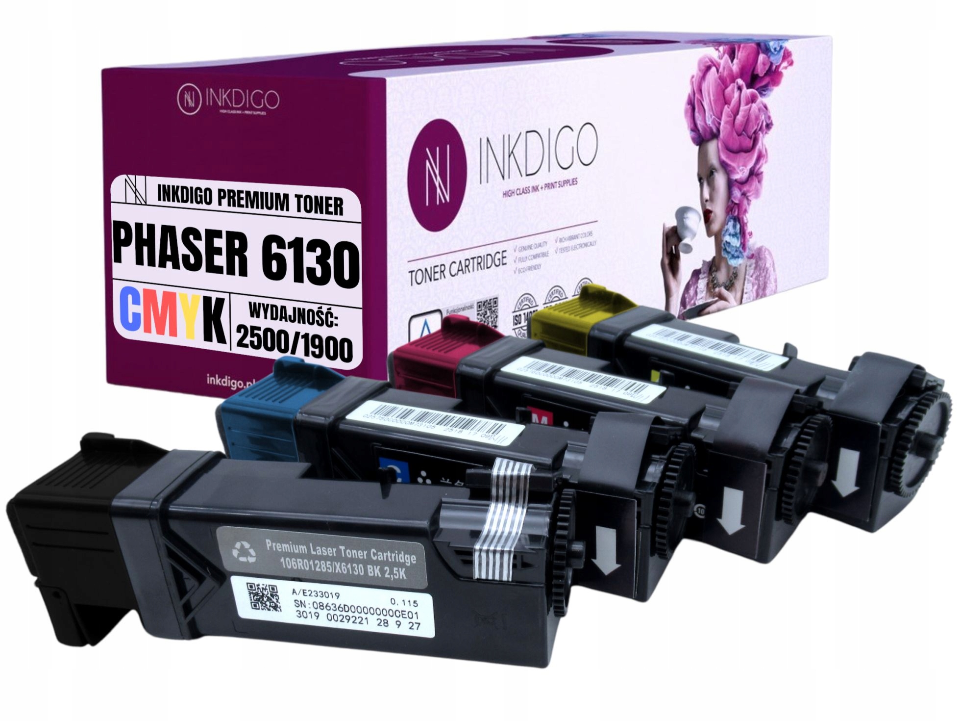 Sada Tonerů Pro Xerox Phaser 6130 Náhradní Díly 106R01282-106R01285