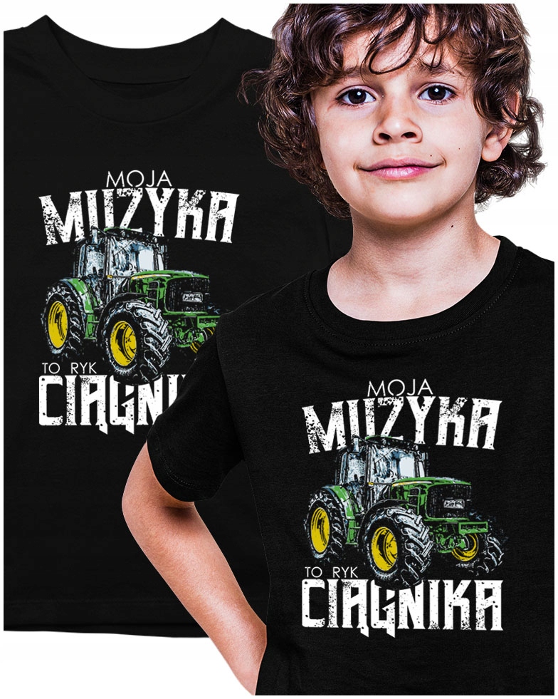 

Tshirt John Deere Moja muzyka to Ryk ciągnika 122