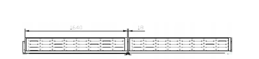 Sada balastová konstrukce pro vodorovnou plochou střechu 25st