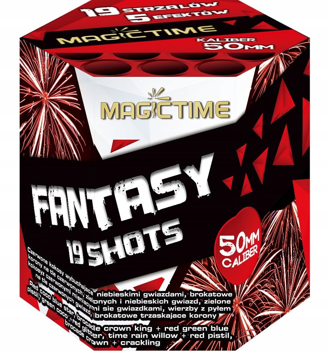 

Bardzo Duża Wyrzutnia Fantasy 19 Strzałów Kal 50MM