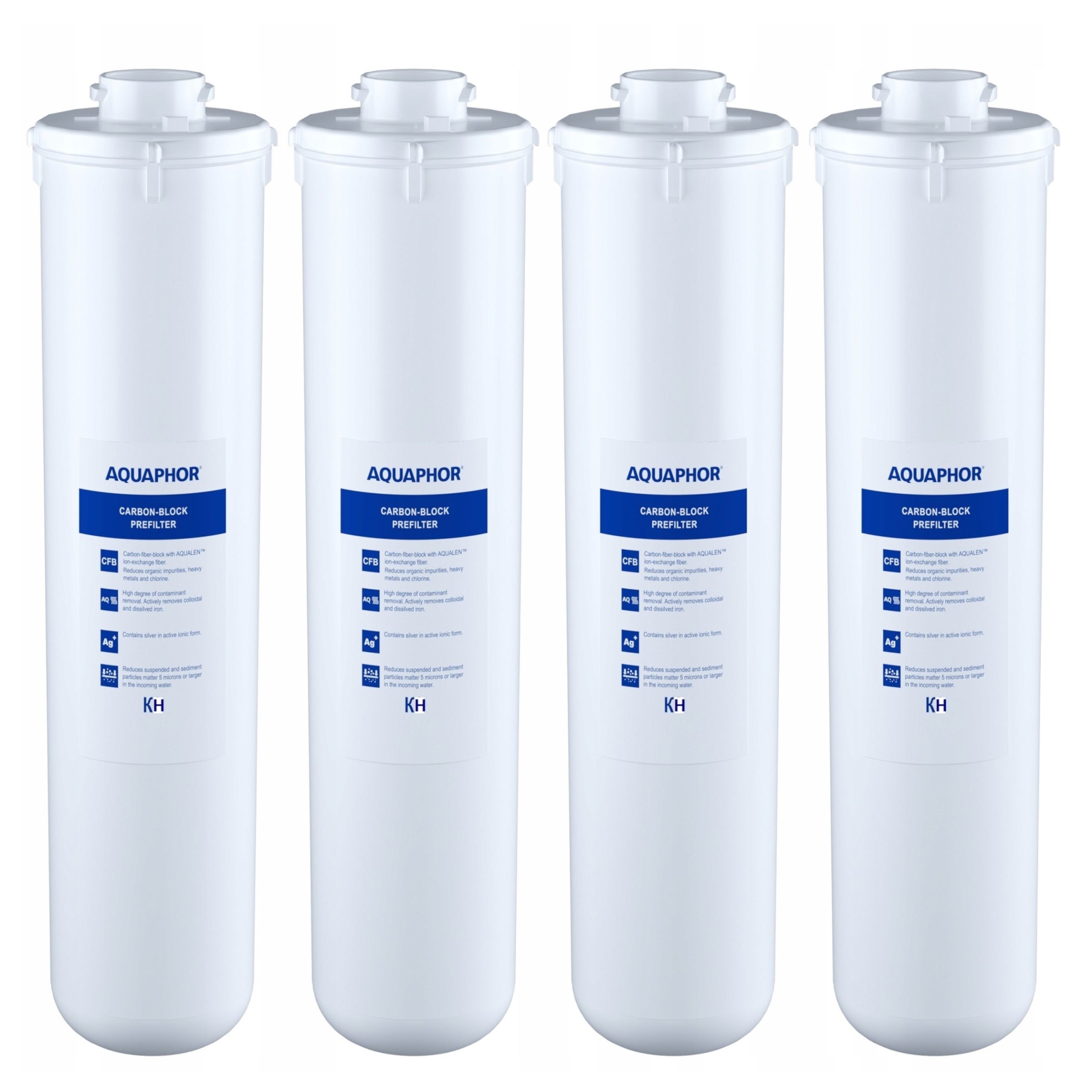 Filtrační vložka na vodu Aquaphor Kh (K4) pro Křišťál Quadro, sada 4 ks