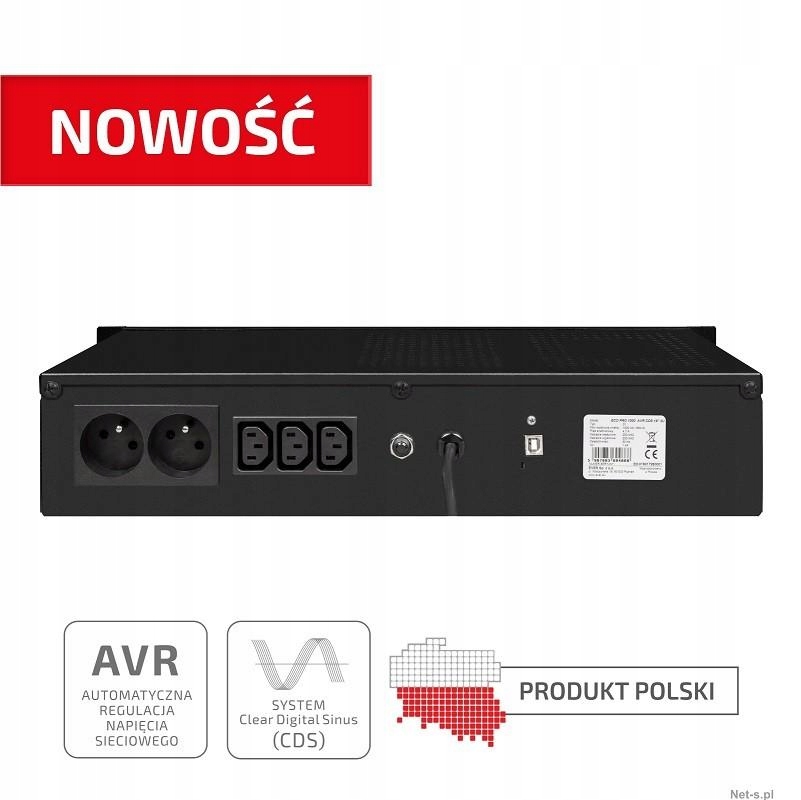 Ups Eco Pro 1200 Avr Cds 19'' 2U