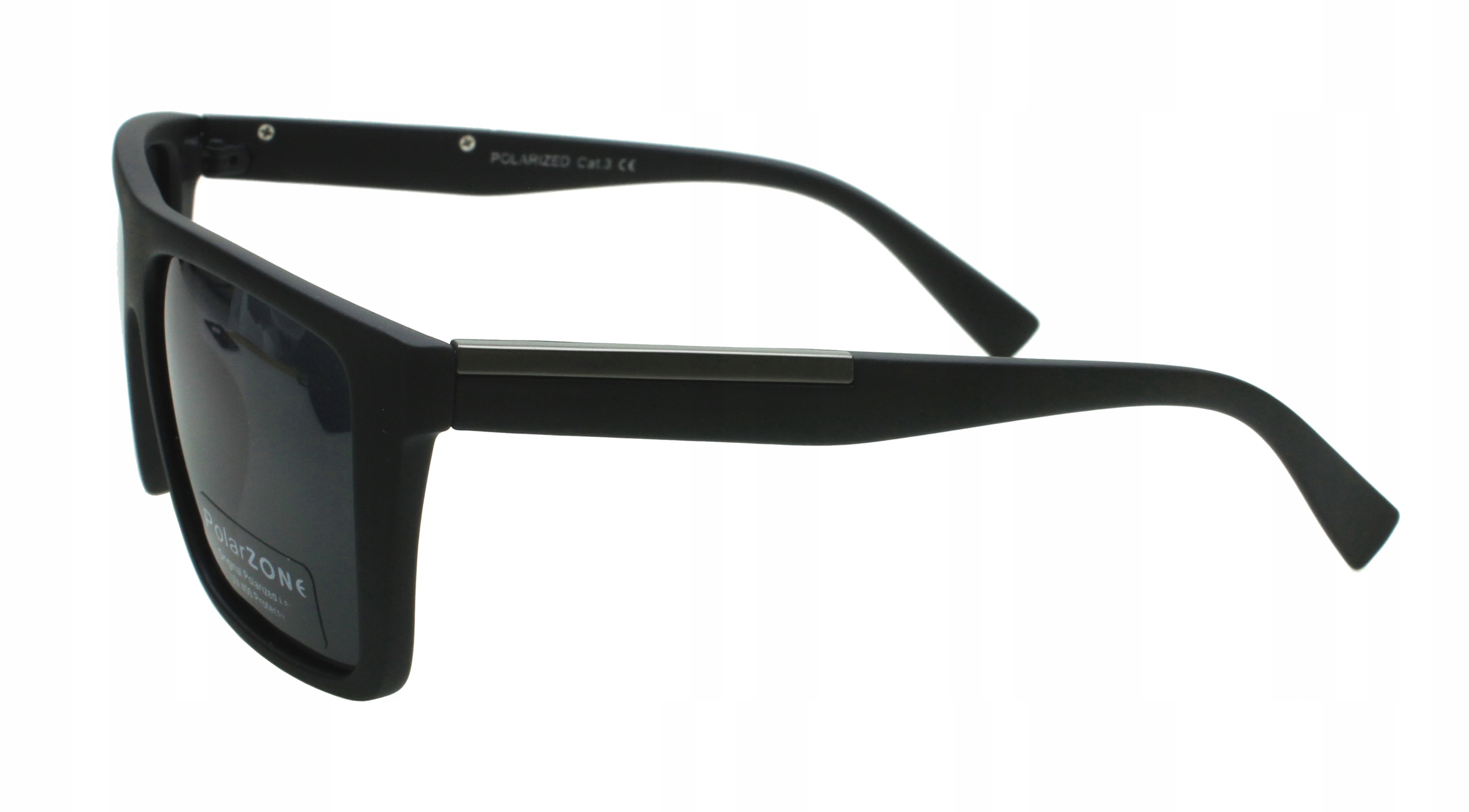 OKULARY PRZECIWSONECZNE MĘSKIE POLARYZACYJNE POLARZONE FILTR UV400 Model MPZ772-3-CZARNE