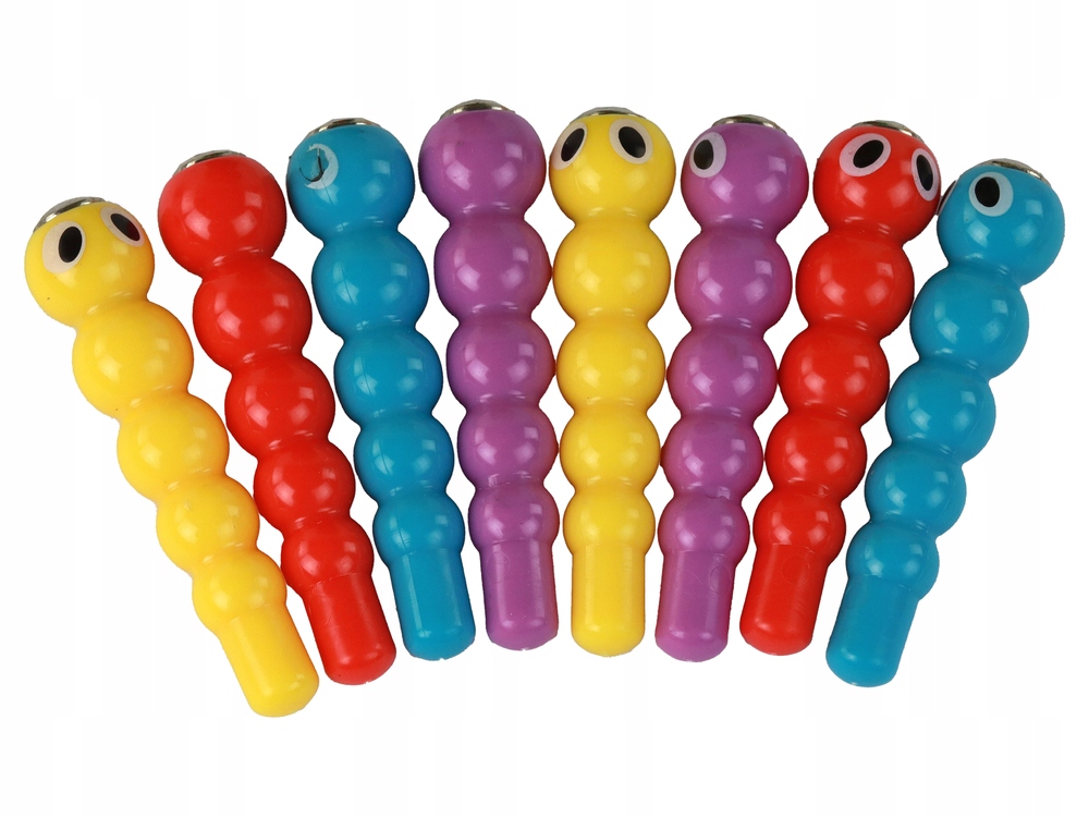 MAGNETYCZNA GRA ZRĘCZNOŚCIOWA ZŁAP ROBACZKA Materiał plastik