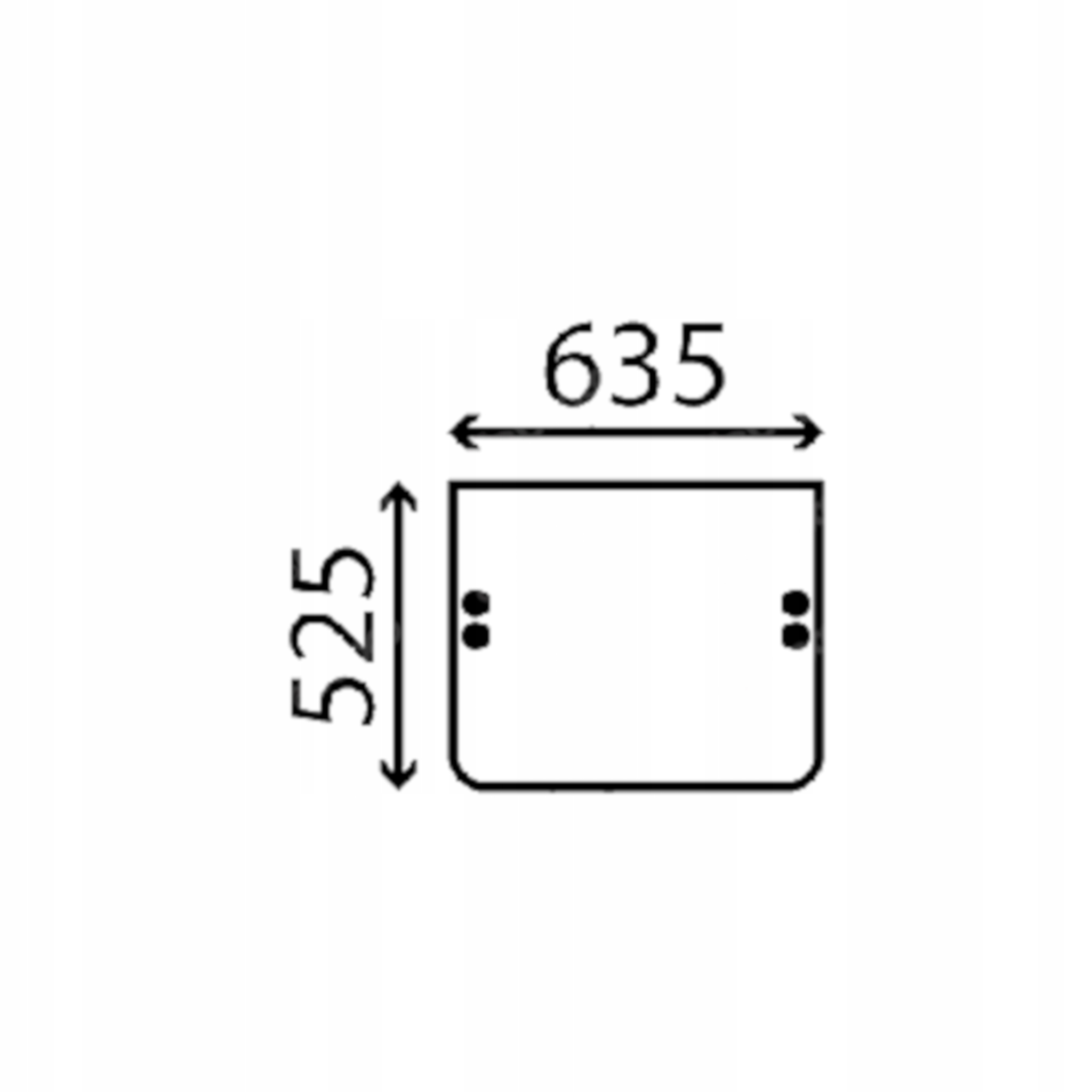 sklo Yanmar přední spodní 115935
