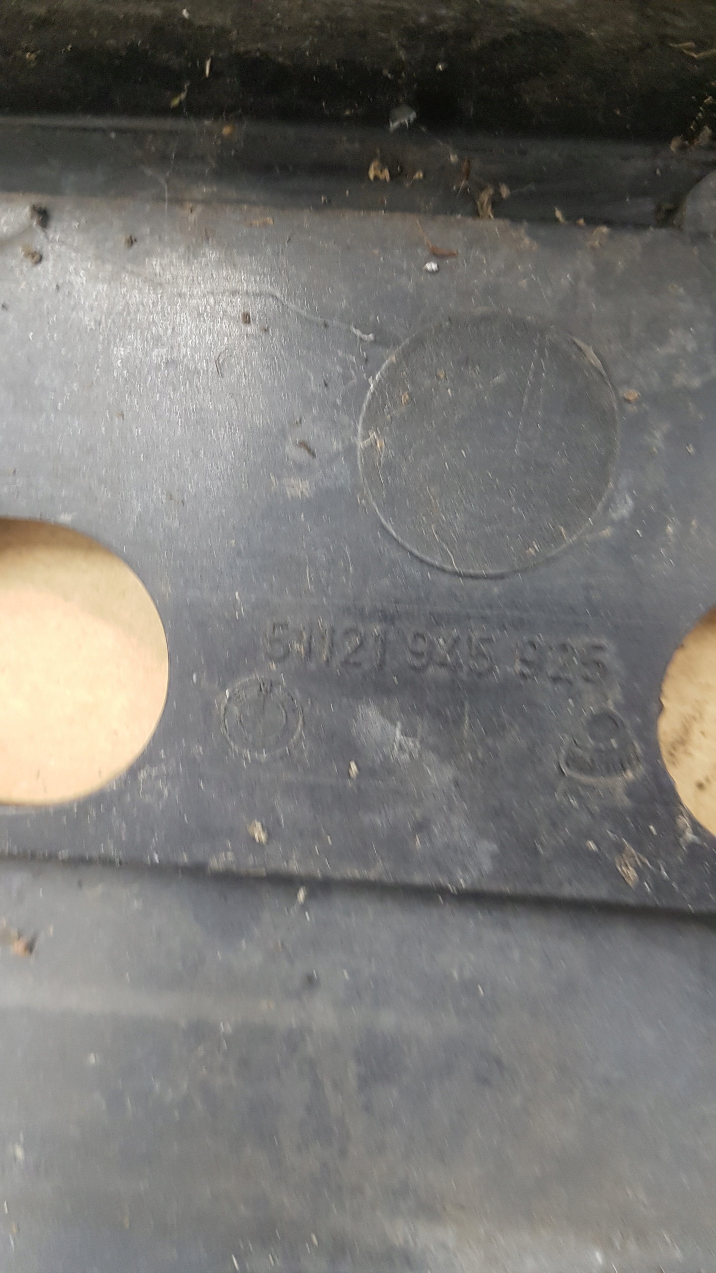 bumper rear part rear BMW E30 51121 945 924 51121945925