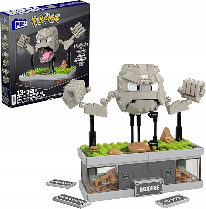 klocki Pokemon HWR79 Mini Motion Geodude