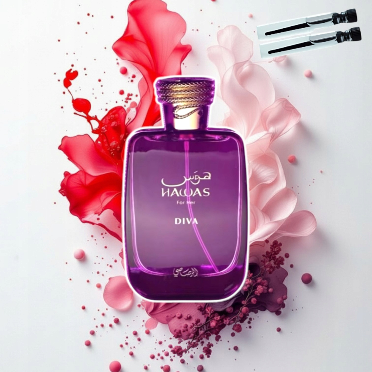 Rasasi Hawas Diva Edp 100 ml Originální Dámské Parfémy 2 vzorky Dárek