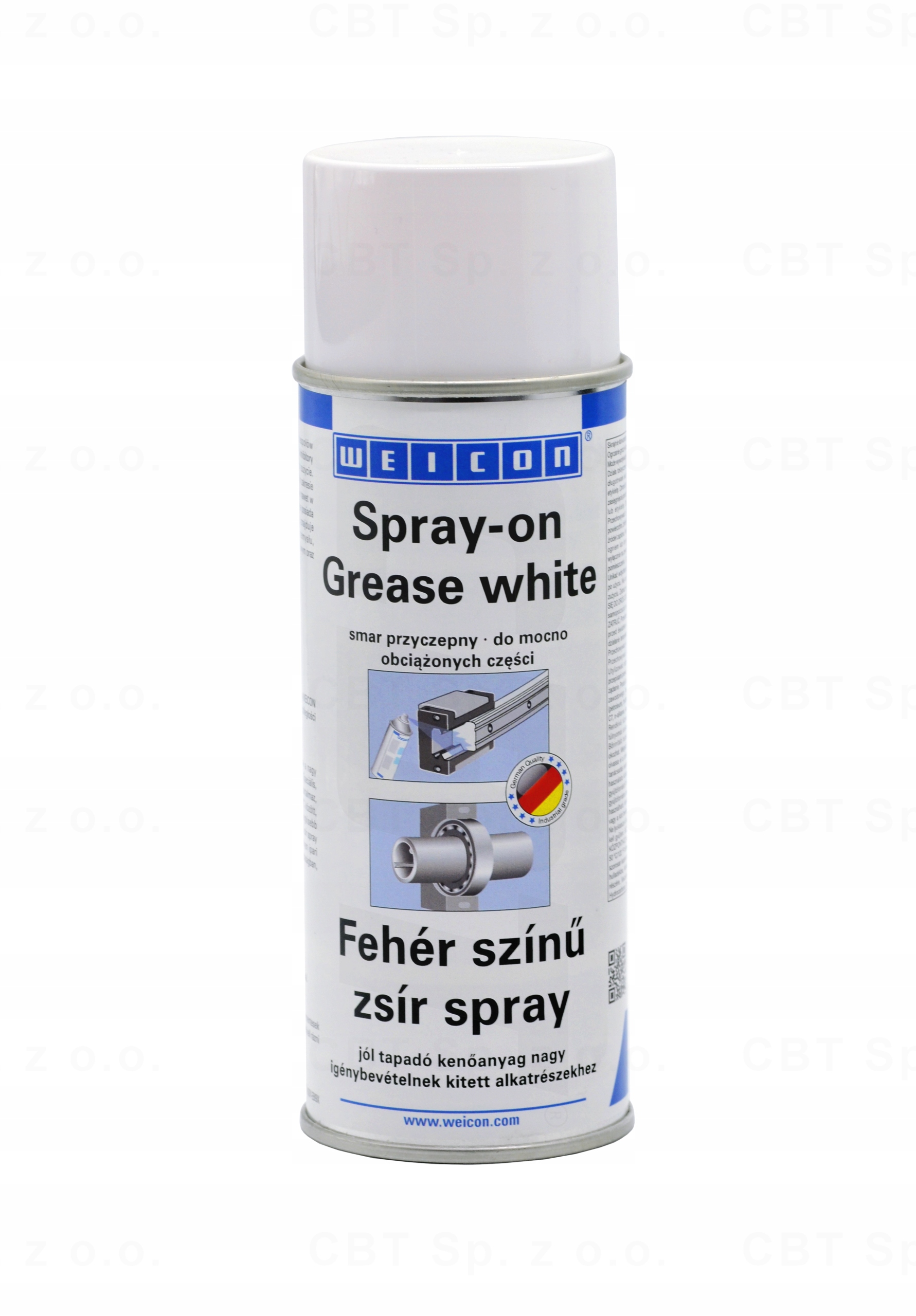 WEICON SMAR WIELOZADANIOWY W SPRAYU BIAŁY 400 ML O DUŻEJ SILE PRZYLEGANIA Rodzaj biały smar