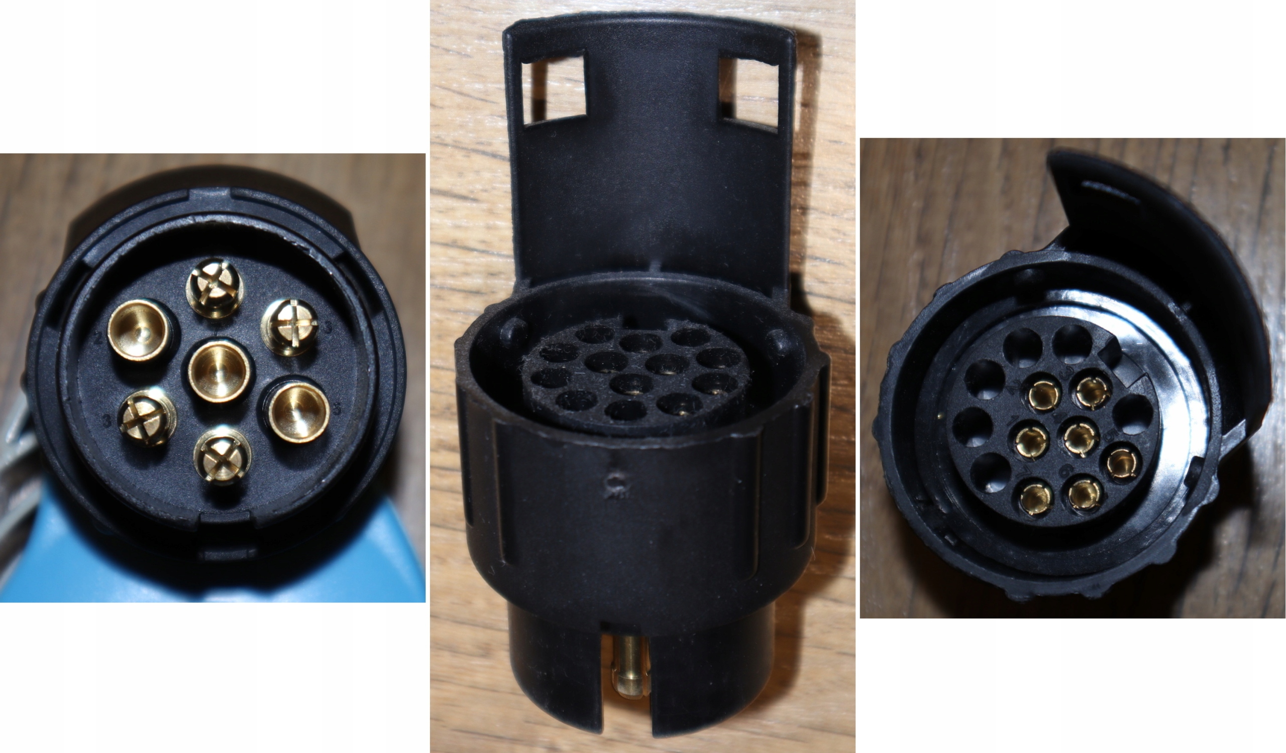 ADAPTER 7 --> 13 pin PRZEJŚCIÓWKA DO GNIAZDA NA HAK