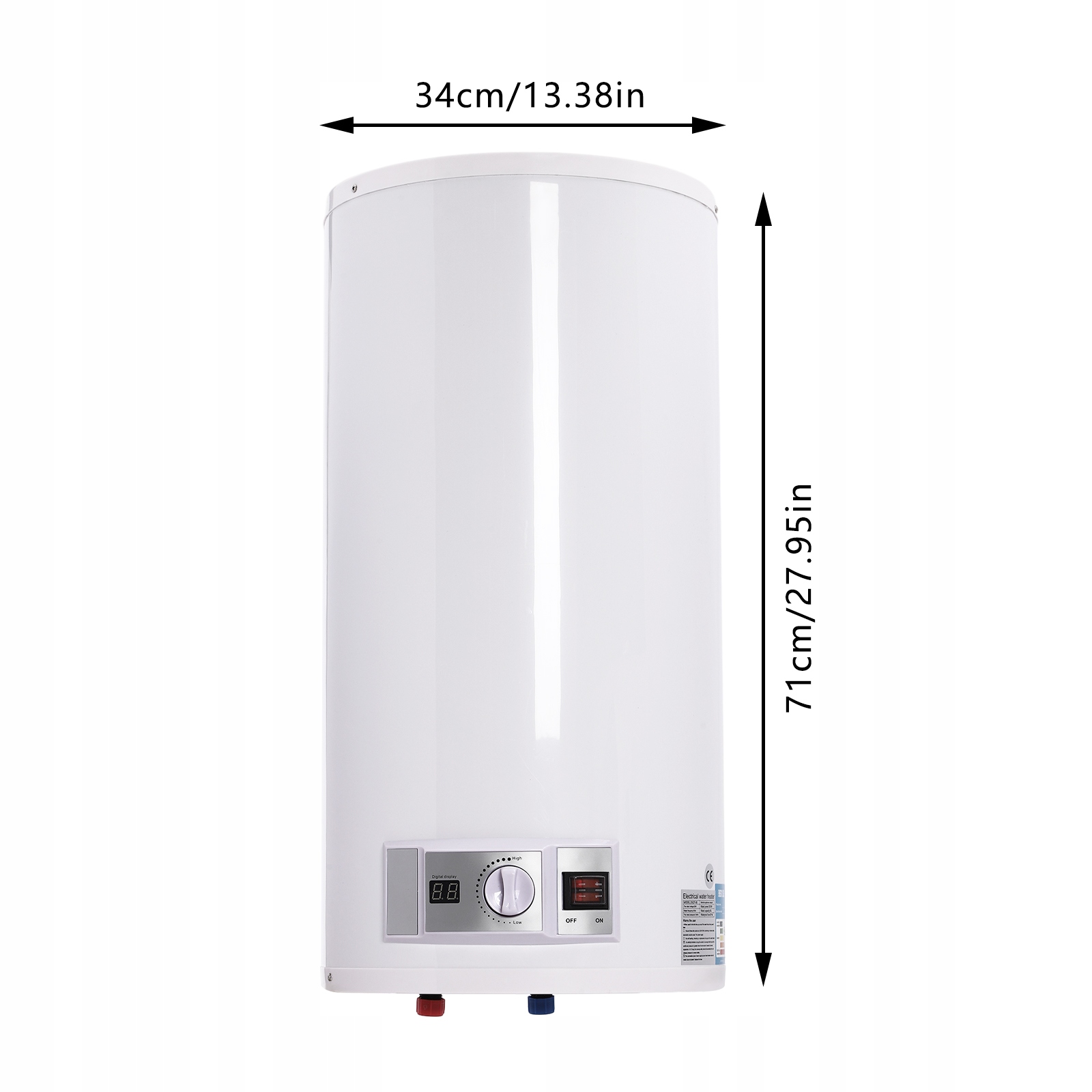 80L BOJLER CYFROWY ELEKTRYCZNY PODGRZEWACZ WODY Stan opakowania oryginalne