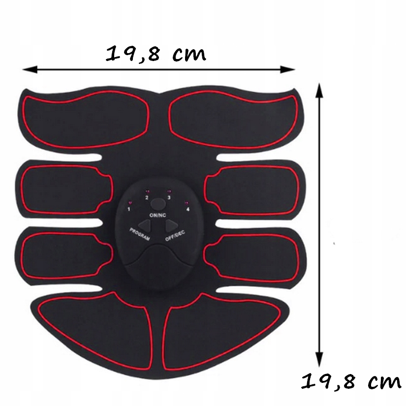 ELECTROSTIMULATOR ABDOMINAL MUSCLE STIMULATOR 3x EMS Prekės ženklas Kitas prekės ženklas