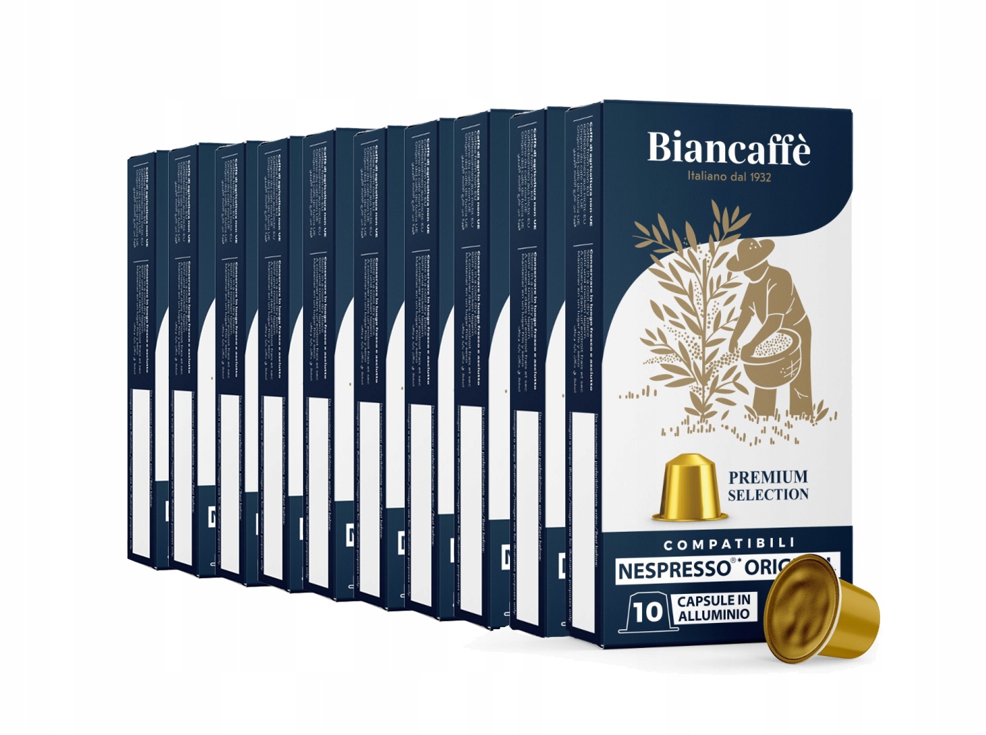 Kapsułki Biancaffe kawa do Nespresso 100 sztuk 100% Arabica