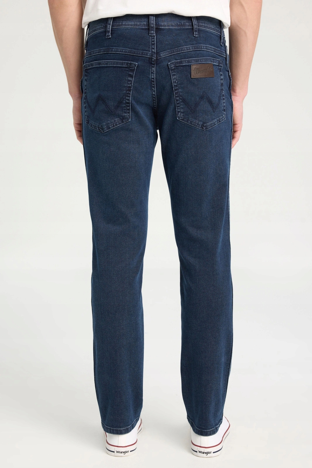 Pánské zúžené kalhoty Wrangler Texas Slim MID Blue 112388613 32/32